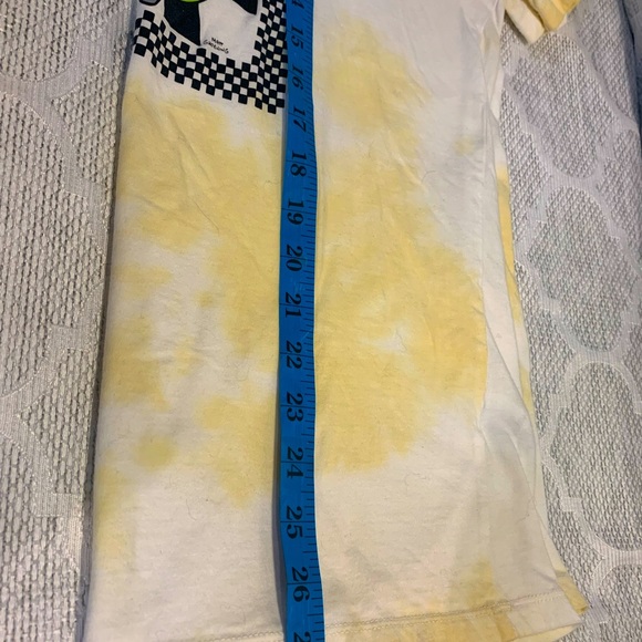 Bart Simpson- Skateboarding Yellow Tye Dye Tee Tshirt Sz:M The Simpson- unisex - Picture 2 of 12